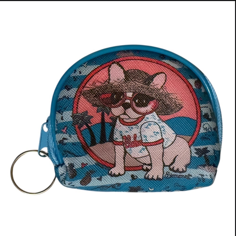 Key Chain Dog Coin Purse Pug